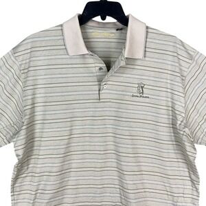 Ben Hogan Polo Shirt‎ Men's XL Golf Short Sleeve Stripes TPC Jasna Polana